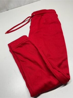 Rae Dunn Red Cozy Knit sweatpants